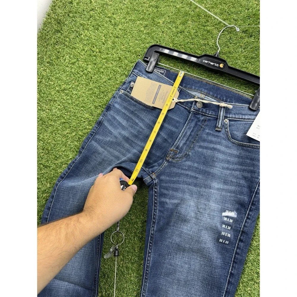 Abercrombie & Fitch Jeans Mens 30x30 Felix Super Slim Medium Wash Denim NWT